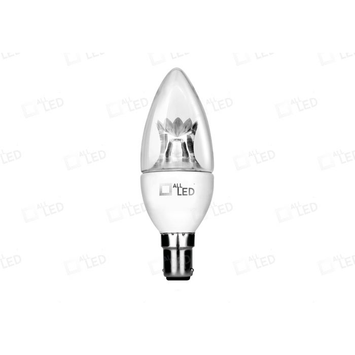 Lotus 6W E14 Dimmable LED Candle Lamp Bayonette 3000K