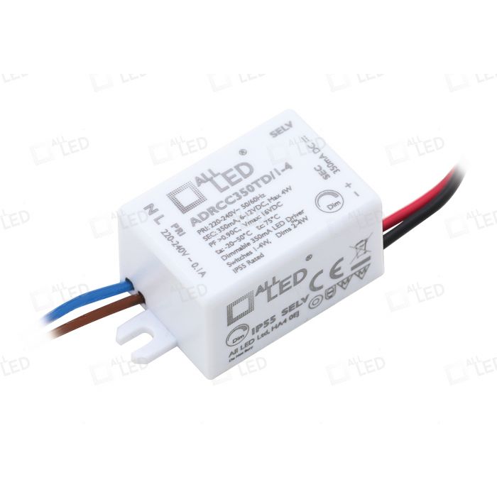 Drive350 1-4W Dimmable 350mA Constant Current LED Driver
