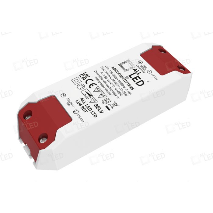 Drive350 12-25W Dimmable 350mA Constant Current LED Driver