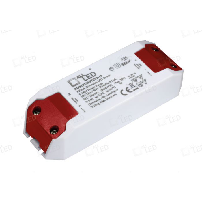 Drive350 9-18W Dimmable 350mA Constant Current LED Driver