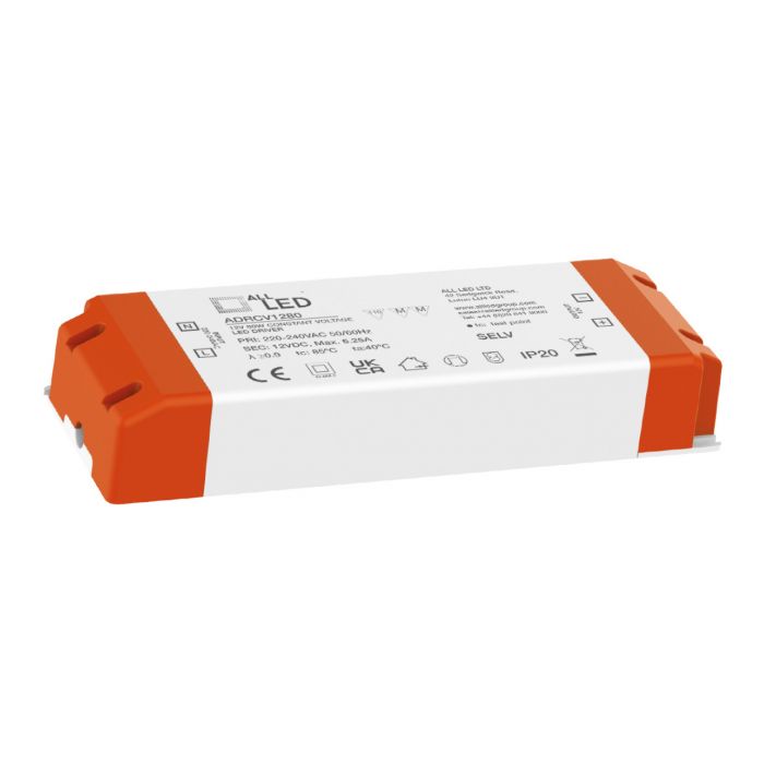 Drive12 12V DC Constant Voltage LED Driver 80W