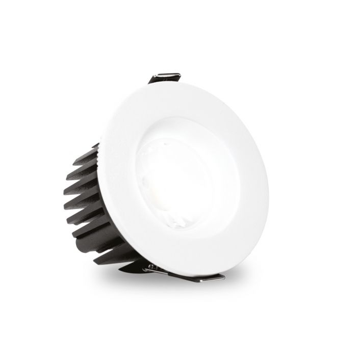 Defender Fixed 10W IP65 Dimmable LED Fire Rated Downlight 4000K