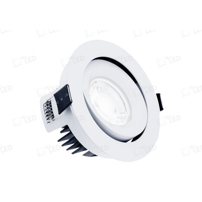 Defender Adjustable 10W IP44 Dimmable LED Fire Rated Downlight DALI 4000K