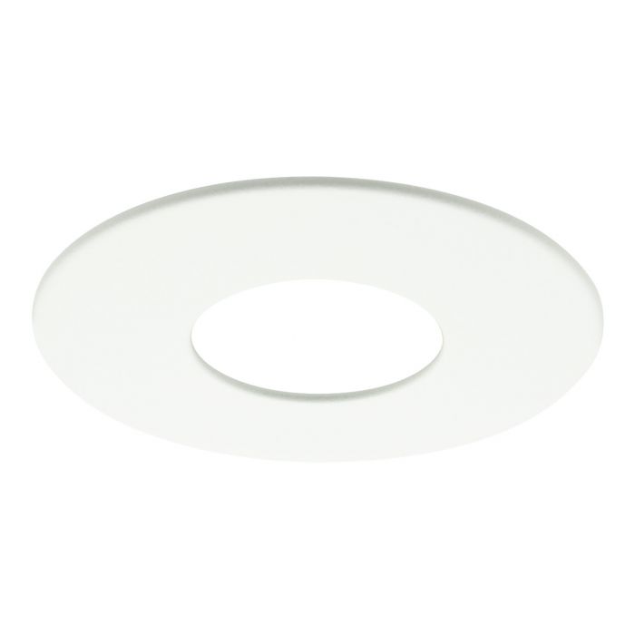 Polar White Twist & Lock Fixed Bezel for iCan75 Downlight (AFD75)