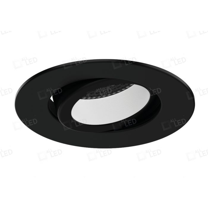 Carbon Black Twist & Lock Adjustable Bezel for iCan75 Platinum Downlight (AFDP75)