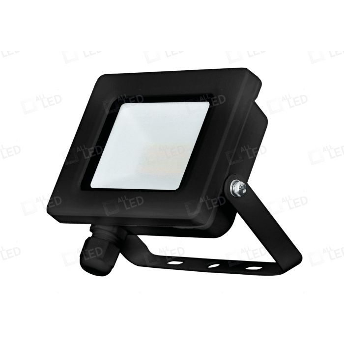 Hunter IP65 CCT Selectable Black Floodlight With Internal Junction Box 10W