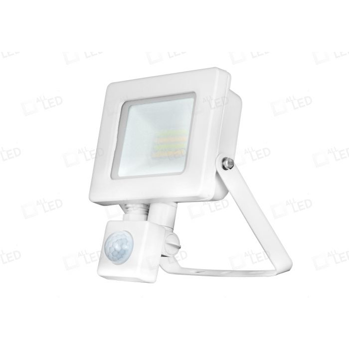 Hunter PIR IP65 CCT Selectable White Floodlight With Internal Junction Box 10W