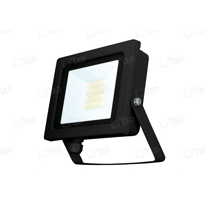 Hunter IP65 CCT Selectable Black Floodlight With Internal Junction Box 50W