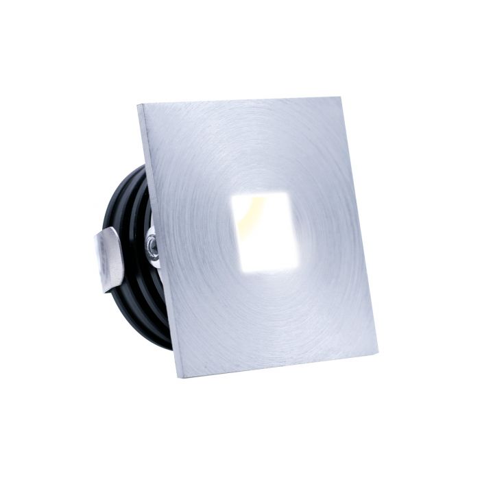 Sloane Square 1W LED 350mA IP65 Low Level Brushed Aluminium 3000K