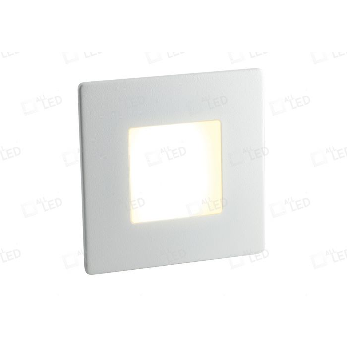 Trafalgar 3W IP54 CCT LED Square Low Level Polar White