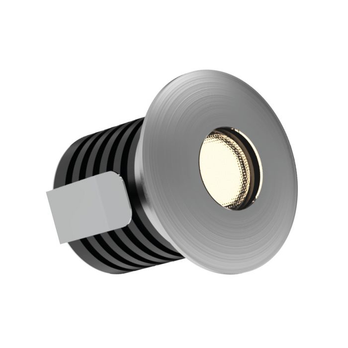 Midi 1W LED 350mA IP65 Marker Light Brushed Aluminium 3000K