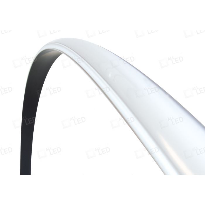 Profile 6 2M Aluminium Finish Flexible Surface Profile With Opal Diffuser