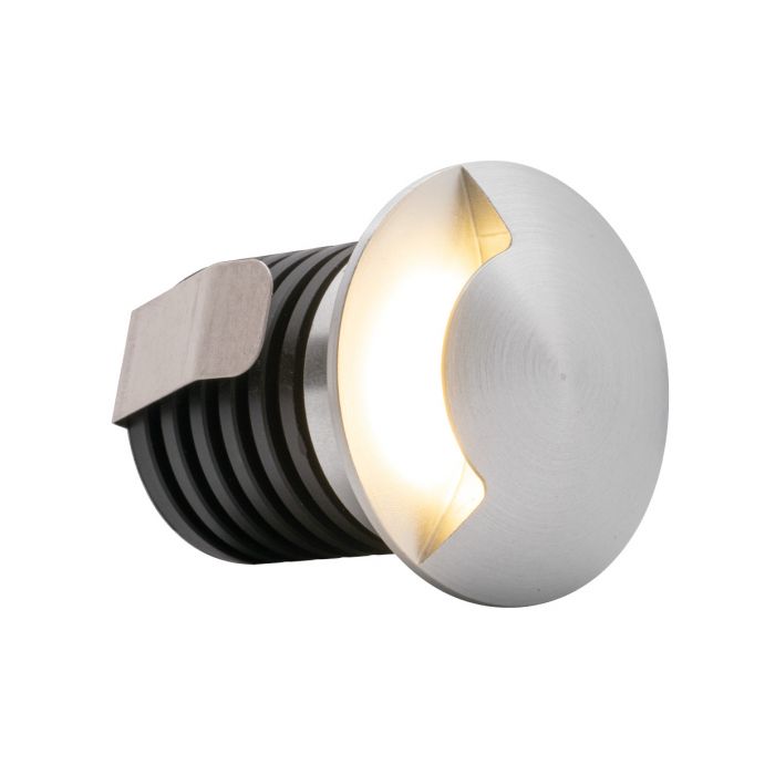 Pathfinder 1W LED IP65 Low Level Matte Brushed Aluminium Finish Unidirectional 4000K