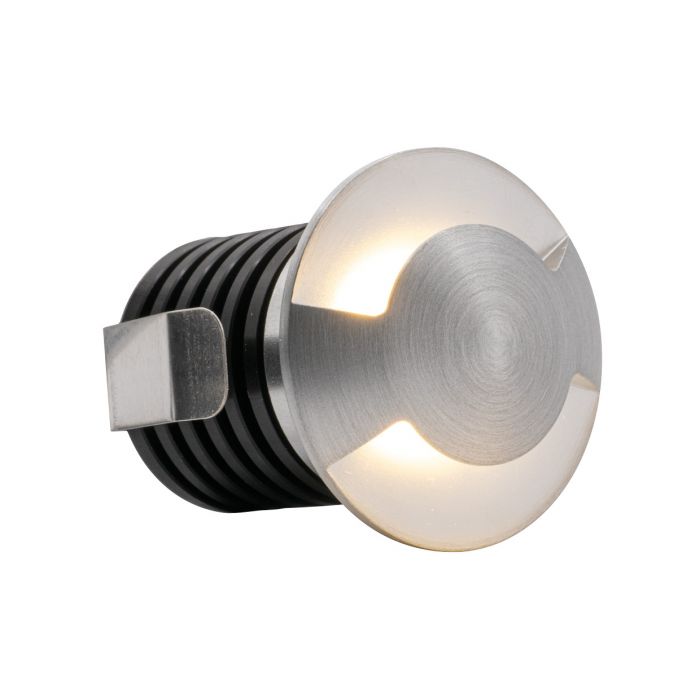 Pathfinder 1W LED IP65 Low Level Matte Brushed Aluminium Finish Bi-Directional 4000K