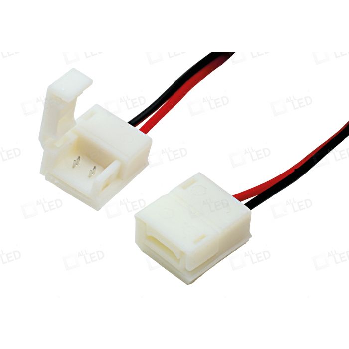 P1 8mm (0.5m Cable) Connector For LED Strip IP65 Double Ended Connected