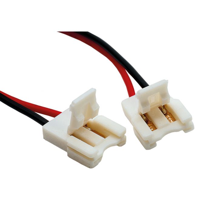 P1 10mm (0.5m Cable) Connector For LED Strip IP20 Double Ended Connected