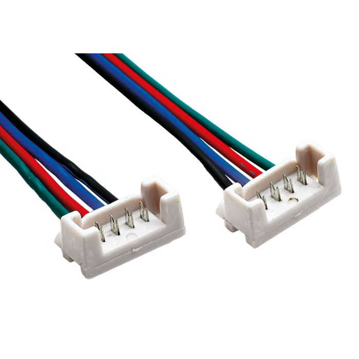 P1 RGB 10mm Connector For RGB Led Strip IP65 Double Ended Connected 10Pk