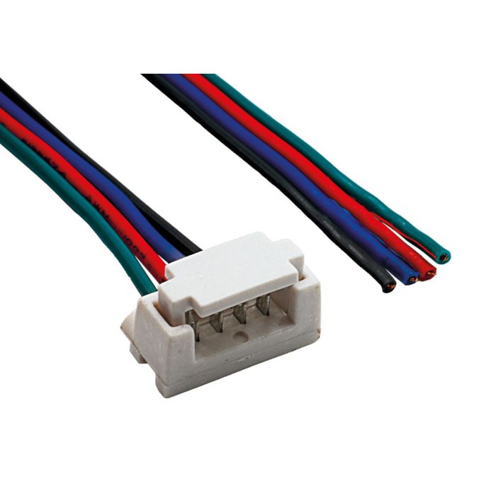 P1 RGB 10mm Connector For RGB Led Strip IP65 Live End 10Pk