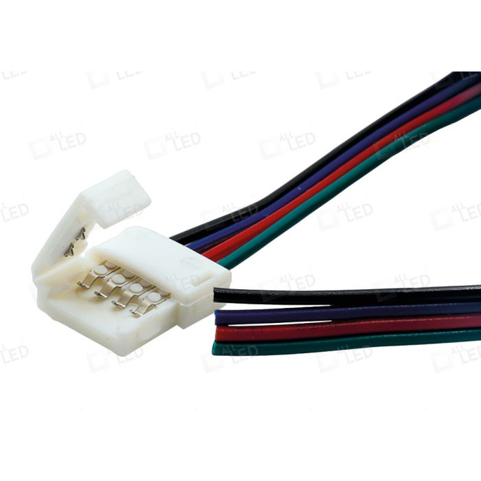 P1 RGB 10mm Connector For RGB LED Strip IP20 Live End 10Pk