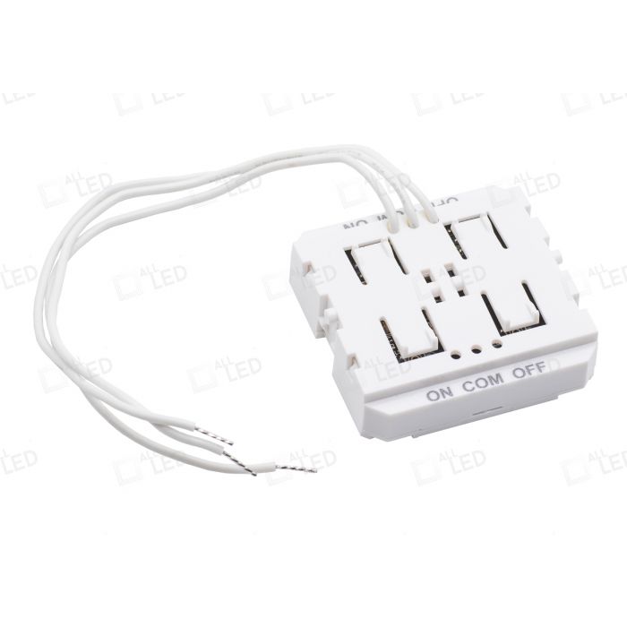 Concealed RF Transmitting Module Hide Behind Wall Switches Requires Centre-Off-Retractive Switch Battery Included