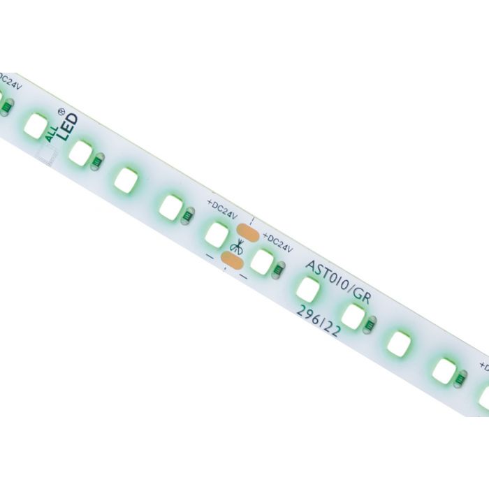 Colour-Pro 10w/m IP20 LED Strip, 24V - Supplied in 40m Reels, or Cut to Length Apple Green