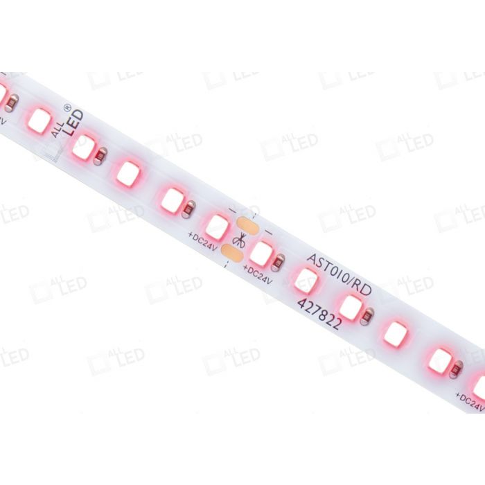 Colour-Pro 10w/m IP20 LED Strip, 24V - Supplied in 40m Reels, or Cut to Length Corsa Red