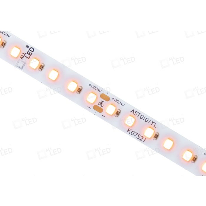 Colour-Pro 10w/m IP20 LED Strip, 24V - Supplied in 40m Reels, or Cut to Length Filament Yellow