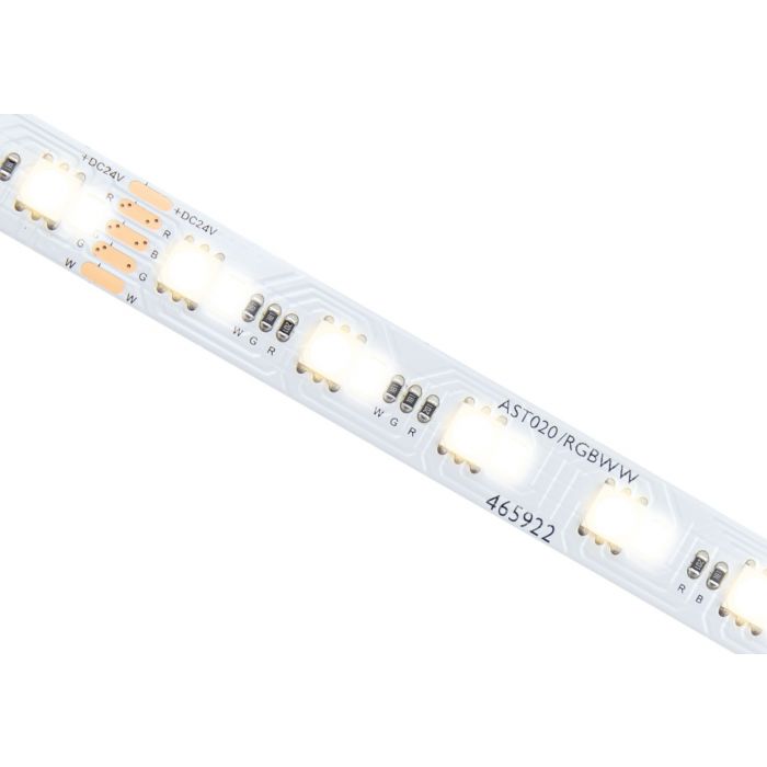 Pro RGBWW 20w/m IP20 LED Strip, 24V - Supplied in 40m Reels, or Cut to Length