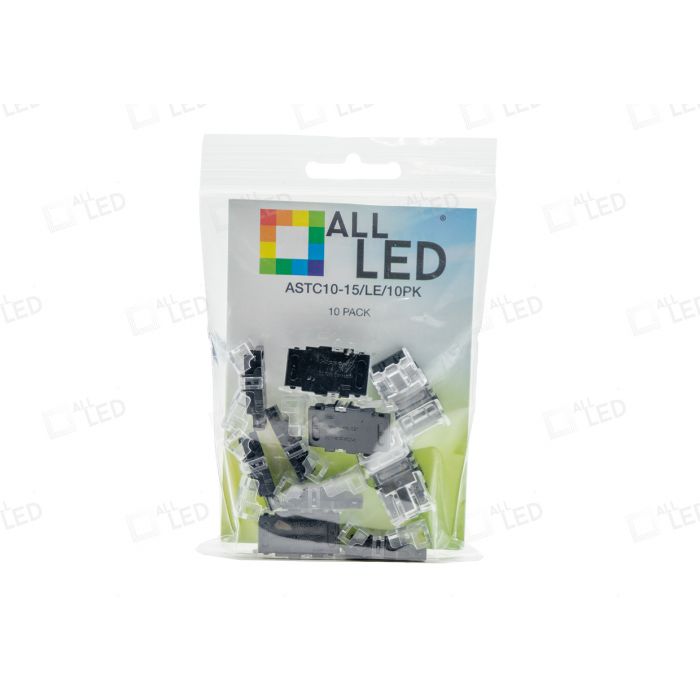 K9 10MM IP20 Connector For LED Strip Live End 10 Pack