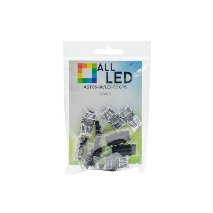 K9 8MM Connector for LED Strip IP65 Live End 10 Pack