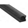 APA004/BK Profile4 2m Deep Surface Profile with Diffuser Carbon Black Finish