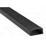 Profile8 2m Surface Double Width Profile with Diffuser Carbon Black Finish
