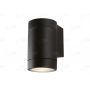 Tubular GU10 IP65 Carbon Black Powder Coated Unidirectional Wall Light