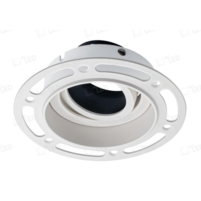 StealthDL 360° Rotation & 35° Tilt Adjustable Plaster-In Baffle GU10 Downlight