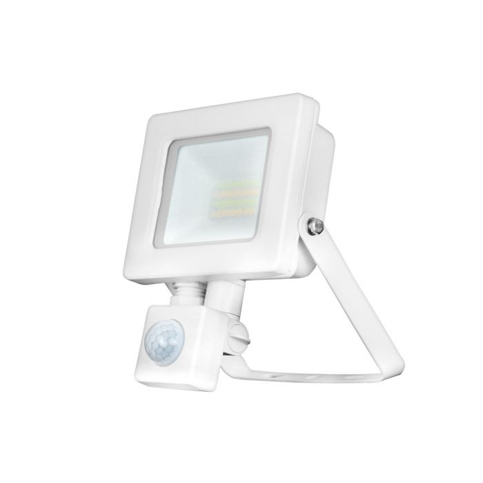 Hunter PIR IP65 CCT Selectable White Floodlight With Internal Junction Box 10W