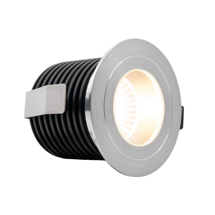 Noble 7 7W LED 350mA Architectural Ground Light Matte Brushed Aluminium Finish 4000K