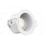 Vector 3W LED 350mA IP44 Matte Polar White Finish Adjustable Spotlight 3000K
